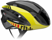 RH+ Cyklistická helma Z Alpha, lesklá černá-lesklá žlutá, fluo-matná černá EHX6072 01, velikost L/XL (58-62)
