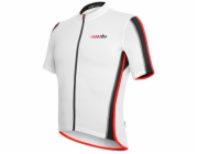 Cyklistický dres RH+ Sprint FZ bílý velikost L (ECU0285)