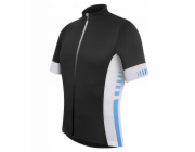 Cyklistický dres RH+ Infinity Jersey FZ černo-žlutý velikost M (ECU0246)