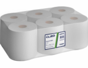 Cliro Cliro - Maxi role papírových utěrek, 2vrstvé, odpadní papír, 6 rolí - 75% bílá
