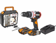Worx WX354 20V akumulátorová vrtačka/šroubovák 2 x 2 Ah baterie