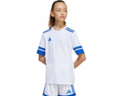 Adidas Dětské tričko Squadra 25 bílo-modré JJ0060 164cm