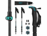Nils Extreme Trekingové hole Nils Carbon TK8607, nastavitelné 65-135 cm