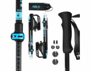 Nils trekkingové hole hliníkové TK8604 nastavitelné 38,5-135 cm