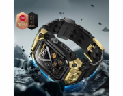 Apple Watch 10 (46 mm) černo/zlaté pouzdro SUPCASE Unicorn Beetle Ore Case s páskem