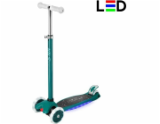 Dětská koloběžka s LED světlem Nils Fun HLB1310 zelená