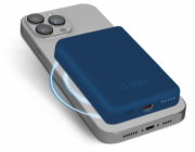 SBS TEBB5000MAG1CB Power Bank 5000mAh bezdrátové nabíjení modrá