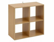 Nízká otevřená police TASSO, 68,5 x 32 x 68,5 cm