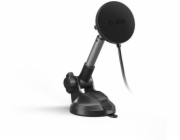 Teleskopický držák smartphonu s indukční nabíječkou SBS TESUPPMAG15WLONGARM s přísavkou, kompatibilní s MagSafe - černý