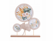 Home Styling Collection Rám na 3 fotografie, kulatý, O 7,5 cm, O 10,5 cm, O 17 cm