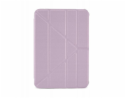 Originální pouzdro Pipetto Origami No1, metalické fialové - iPad mini (2024/2021)