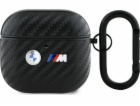 BMW Kryt BMA4WMPUCA2 AirPods 4 černý/černý karbonový s dv...