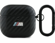 BMW Kryt BMA4CMPUCA AirPods 4 černý/černý PU karbonový M kolekce