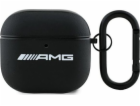Mercedes Kryt AMG AMA4SLWK pro AirPods 4, černá/černá kůž...
