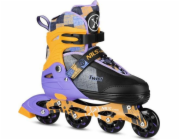 Nils Extreme NA13810 rekreační nastavitelné fialové kolečkové brusle velikost 31-34
