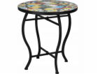 Konferenční stolek na terasu s mozaikou, O 38 cm