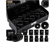 JCB Sada rázových hlavic 10 kusů. 1/2 ŠESTIHRANU. (10–24 mm)