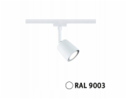 URail SPOT GU10 dráhový reflektor max.10W 230V bílý RAL9003 / kov