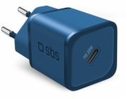 SBS Mobile SBS TETRGAN1C20B 20W GaN nástěnná nabíječka s Power Delivery - modrá