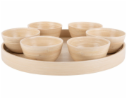 PURO misky na svačinu 6 kusů + tác
