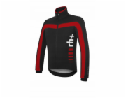RH+ Cyklistická bunda ZeroLogo EVO ČERNO-ČERVENÁ - XL