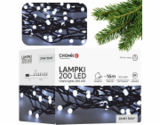 ExtraLink | LED lampy | 200L studené bílé koule, délka 3 + 16 m