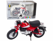 LeanToys Motocyklové retro klasické kovové světla červená 1:12