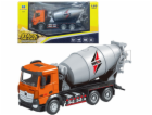 LeanToys Míchačka betonu Stavební vozidlo Kov Huina Orang...