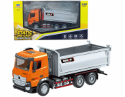 HUINA Sklápěč kovový oranžový 1:50