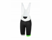 Cyklistické šortky ZeroRH+ Prime BLACK/FLUO GREEN/REFLEX - L