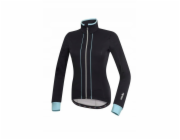 RH+ Dámská cyklistická bunda zeroSancy W ČERNÁ - PASTELOVÁ VODA - L