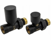 KFA Comfort PRO radiátorová sada, rovná, černá 758-030-81-BL