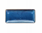 Verlo DEEP BLUE Obdélníkový talíř 35,5x16,5 cm