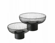 CINDY kovové talíře na ovoce, 2 ks. O 30-39 cm