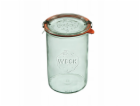 Weck Válcová nádoba 1000 ml (6 ks), pokojová, ušní, x2