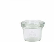 Weck Mini-Sturz kelímek 35 ml s víčkem - balení 12 ks