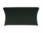 Obdélníkový přehoz na stůl, délka 182,9 cm, černý