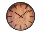 Boltze Nástěnné hodiny s motivem dřeva, BUFORD, O 30 cm