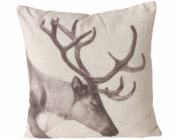 Boltze Dekorativní bavlněný polštář STAG, 45 x 45 cm