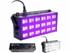 LIGHT4ME LED UV 18x3W reflektor + DMX stroboskop