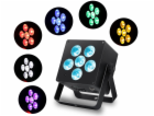LIGHT4ME ACCU PAR RGBWA-UV reflektor 4400 mAh světelný ef...