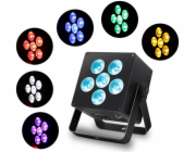 LIGHT4ME ACCU PAR RGBWA-UV reflektor 4400 mAh světelný efekt 6x6W LED