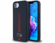 Silikonové pouzdro Red Bull s Powerbar MagSafe pro iPhone 16e Navy Blue