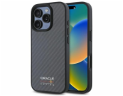 Pevné pouzdro Red Bull RBHMP16L24CFILSK iPhone 16 Pro 6.3 černo/černé uhlíkové vlákno lesklé Logo MagSafe