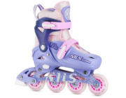 Nils Extreme Rekreační nastavitelné kolečkové brusle NA13102 fialové, velikost 26-29