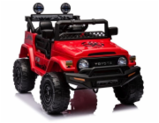 LeanToys Toyota FJ Červený bateriový vůz 4x4 EDUKAMP