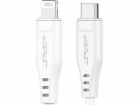 Acefast Kabel USB-C - Lightning 1,2 m bílý (6974316280811)