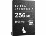 Angelbird Technologies AV PRO CFexpress A, 256 GB, CFexpress typ A, 1800 MB/s, 1650 MB/s, odolný vůči magnetům, odolný vůči teplotám, černý