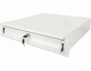 Intellinet Network Solutions Intellinet 715843 2U zásuvka pro 19" rackové skříně, uzamykatelná, 466 mm, šedá
