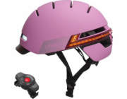 Livall Neo Chytrá městská helma Bluetooth LED/SOS, růžová, velikost L (BH51M)